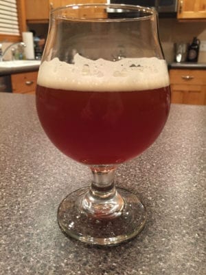 Not part of the Beer Tasting Mastery course, but I evaluated my homebrew pale ale alongside other pales.