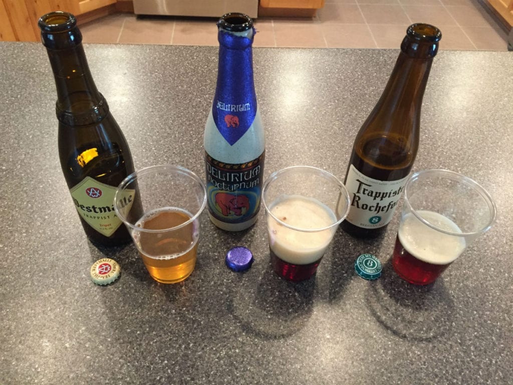 Taking a virtual trip to Belgium during the final week of the four-week Beer Tasting Mastery course.