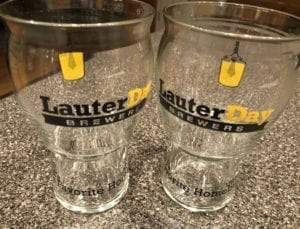 Innovative beer glasses — a perk for members of the Lauter Day Brewers homebrew club