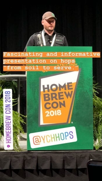 Homebrew Con 2018 - YCH Hops