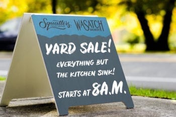 Your Craft Beer Event Planner - Squatters Yard Sale