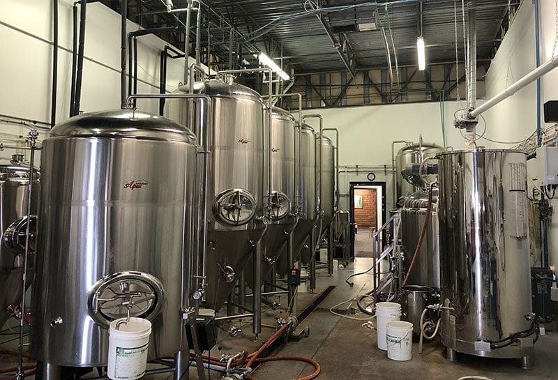 The 2 Row Brewing brewery, which has expanded considerably in the last three years.