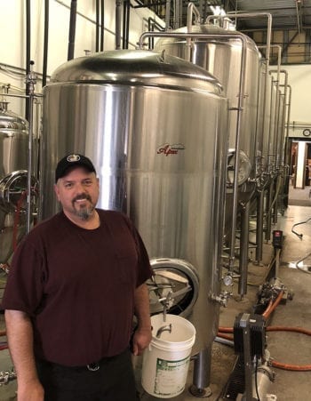 Brian Coleman, 2 Row Brewing President and Brewmaster, at his brewery in Midvale, Utah.