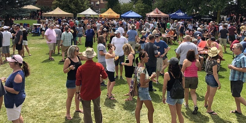 About 20 breweries from primarily Wyoming, Utah, and Colorado poured at the 10th Annual Evanston Brewfest on July 21, 2018.