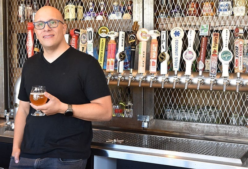 Eric Meyer, manager of Purgatory bar in Salt Lake City, is passionate about craft beer and he enjoys sharing that passion with others through craft beer education.