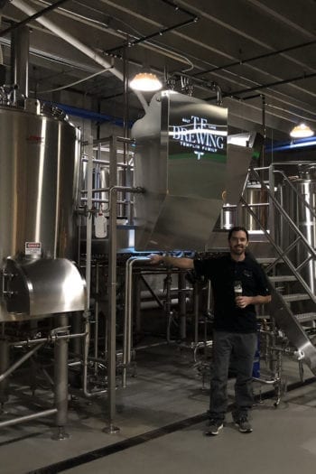 T.F. Brewing owner and brewmaster Kevin Templin.