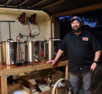 Ryan Van Liere — The Flying Bassoonist — and his homebrew setup.