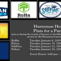 Pints for a Purpose - Huntsman Heroes January