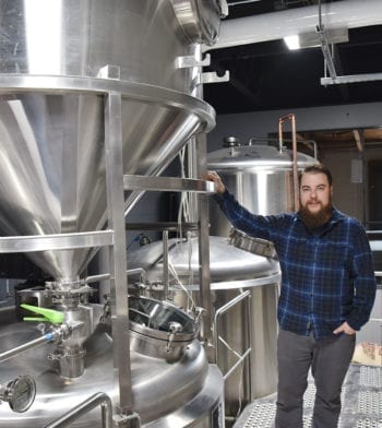 Chris Detrick, Level Crossing Brewing Company head brewer.