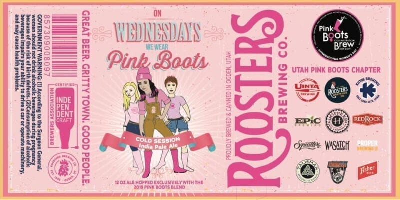 Roosters Brewing - Pink Boots Society 2 - Utah Beer News