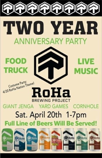 Craft Beer Month - RoHa 2-Year Anniversary Party 04.20.19