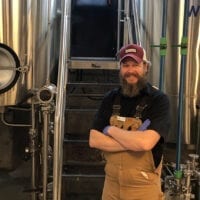 Chad Hopkins, brewer at Hopkins Brewing Co. in Sugar House.