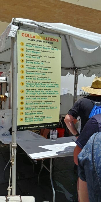 14 collaboration beers brewed by 28 Utah-based breweries were the star attractions at the inaugural Utah Brewers Guild Fest, held June 29, 2019 in Salt Lake City.