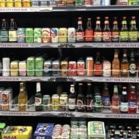 Shelves of 4% craft beer at Harmons grocery store in October 2019. A new law went into effect on Nov. 1, 2019, that allows for Utah retailers to sell beer containing up to 5% alcohol by volume.