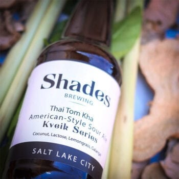 Utah's Shades Brewing won gold at the 2019 Great American Beer Festival (GABF) for its Thai Tom Kha American-Style Sour Ale. Photo Credit: Shades Brewing