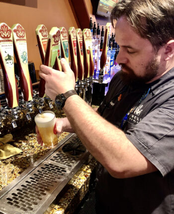 Bonneville Brewery - Dave Watson Pouring Cool Fuzz - Utah Beer News