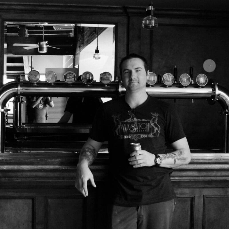 Nils Imboden, head brewer at Wasatch Brewery in Park City. Photo Credit: Carlos Guzman