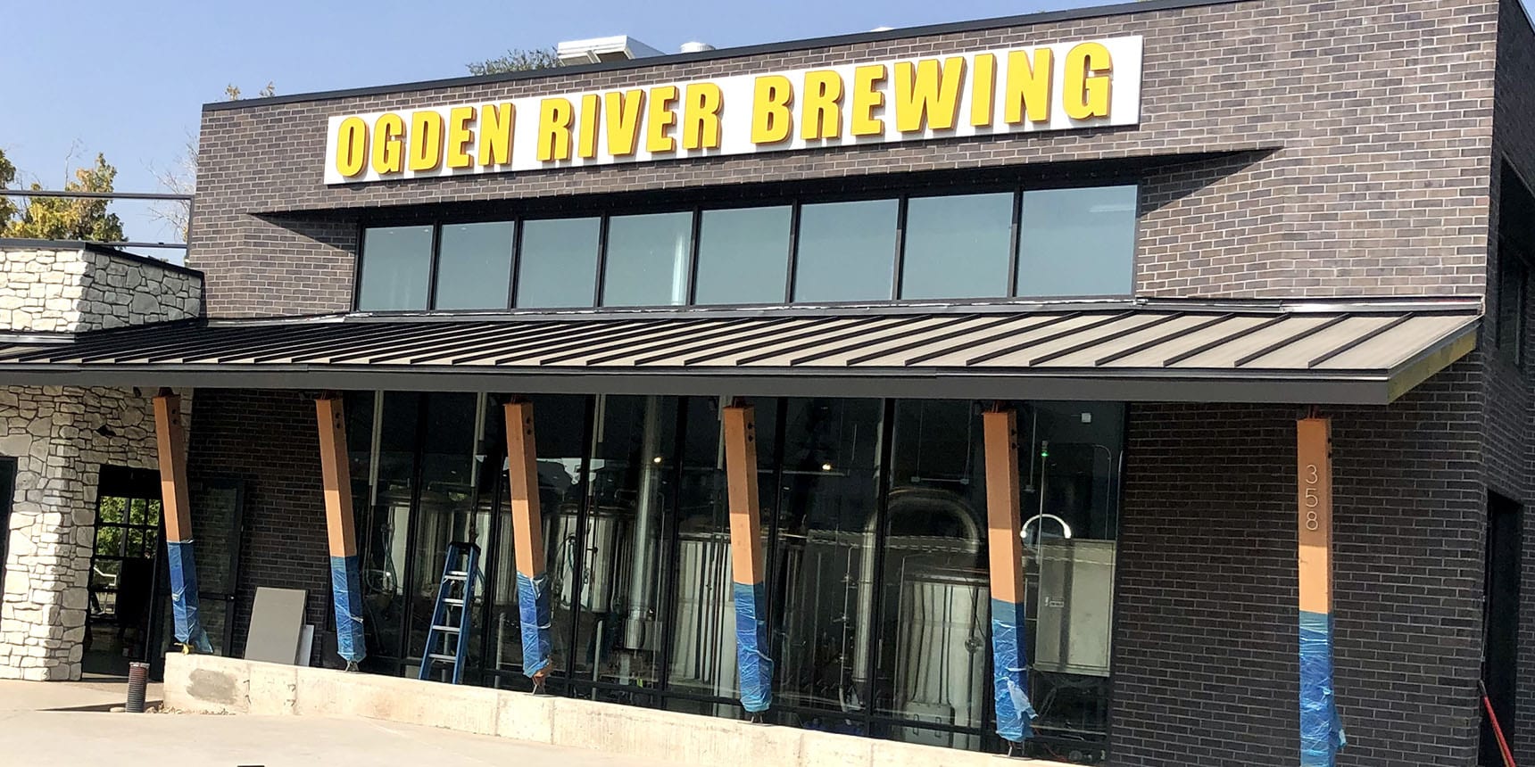 Exterior of Ogden River Brewing - Oct. 6, 2020