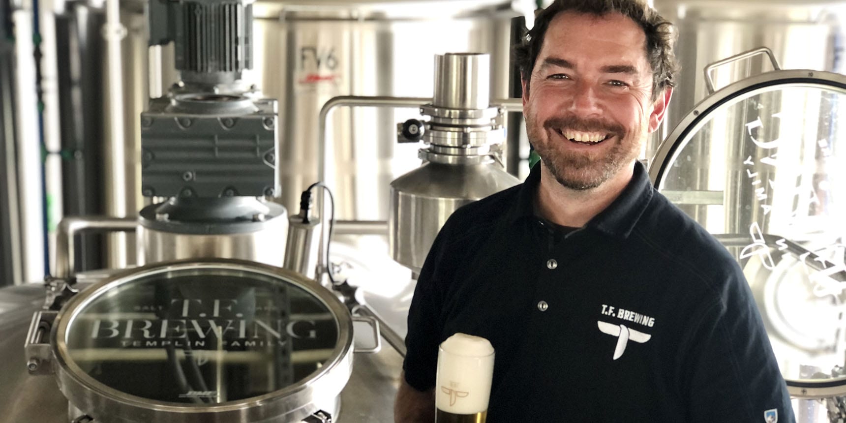 T.F. Brewing Founder and Head Brewer Kevin Templin is a 25-year veteran of Utah craft beer. In 2018, he opened Templin Family Brewing in Salt Lake City.