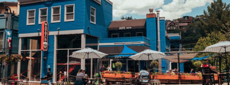 The original Wasatch Brewpub at the top of Main Street in Park City, Utah. Photo Credit: Salt Lake Brewing Co.